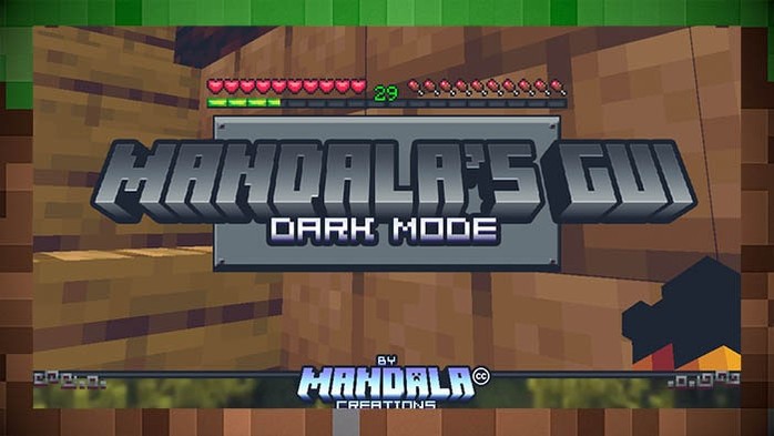 Текстуры Mandala GUI Dark Mode